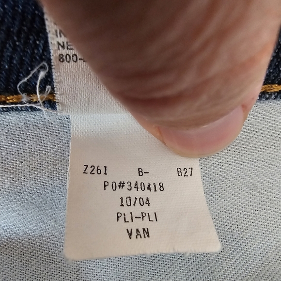 Tommy Hilfiger Vintage Y2K Blue Straight Cropped Jeans Classic Style - Picture 14 of 14